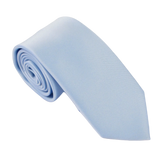 Sky Blue Satin Wedding Tie